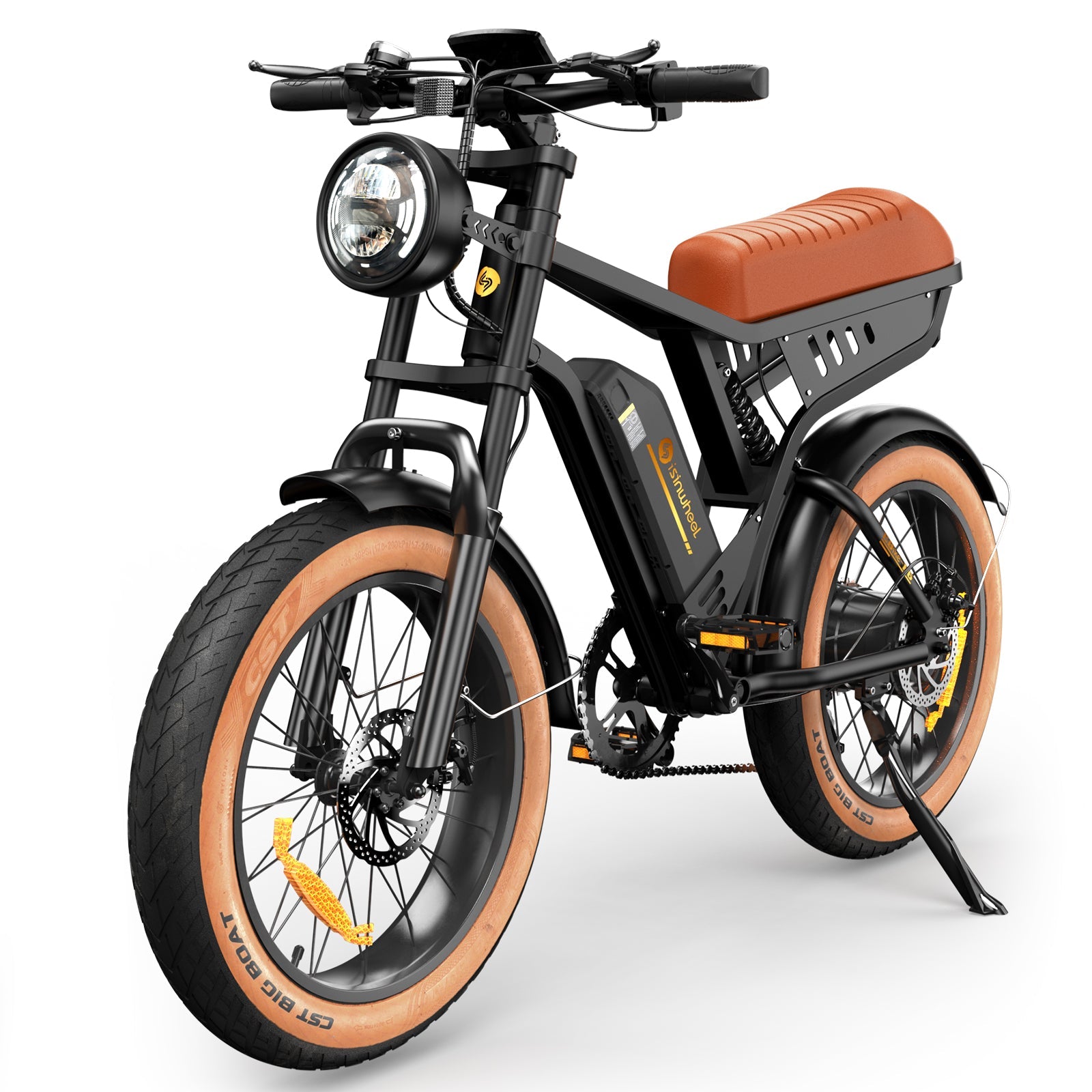 isinwheel R6 250W Off Road Retro Electric Bike