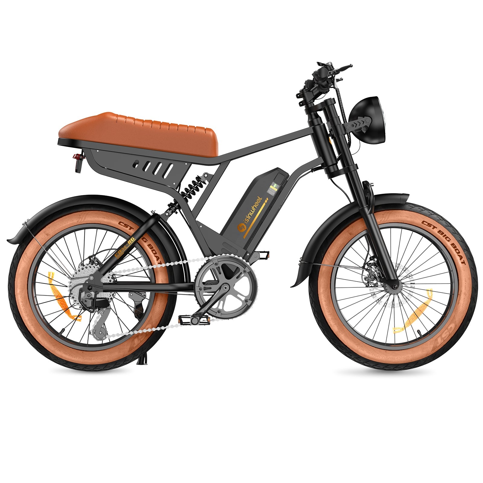 isinwheel R6 Off Road Retro Electric Bike