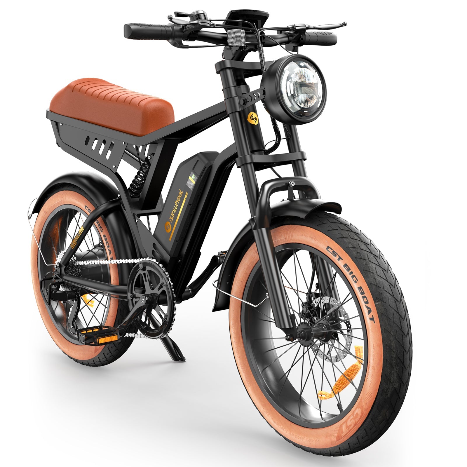 isinwheel R6 250W Off Road Retro Electric Bike