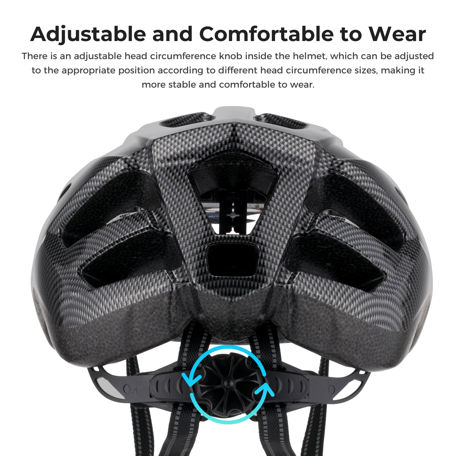 Carbon Fiber Lightweight Mountain&Road Bicycle Helmet