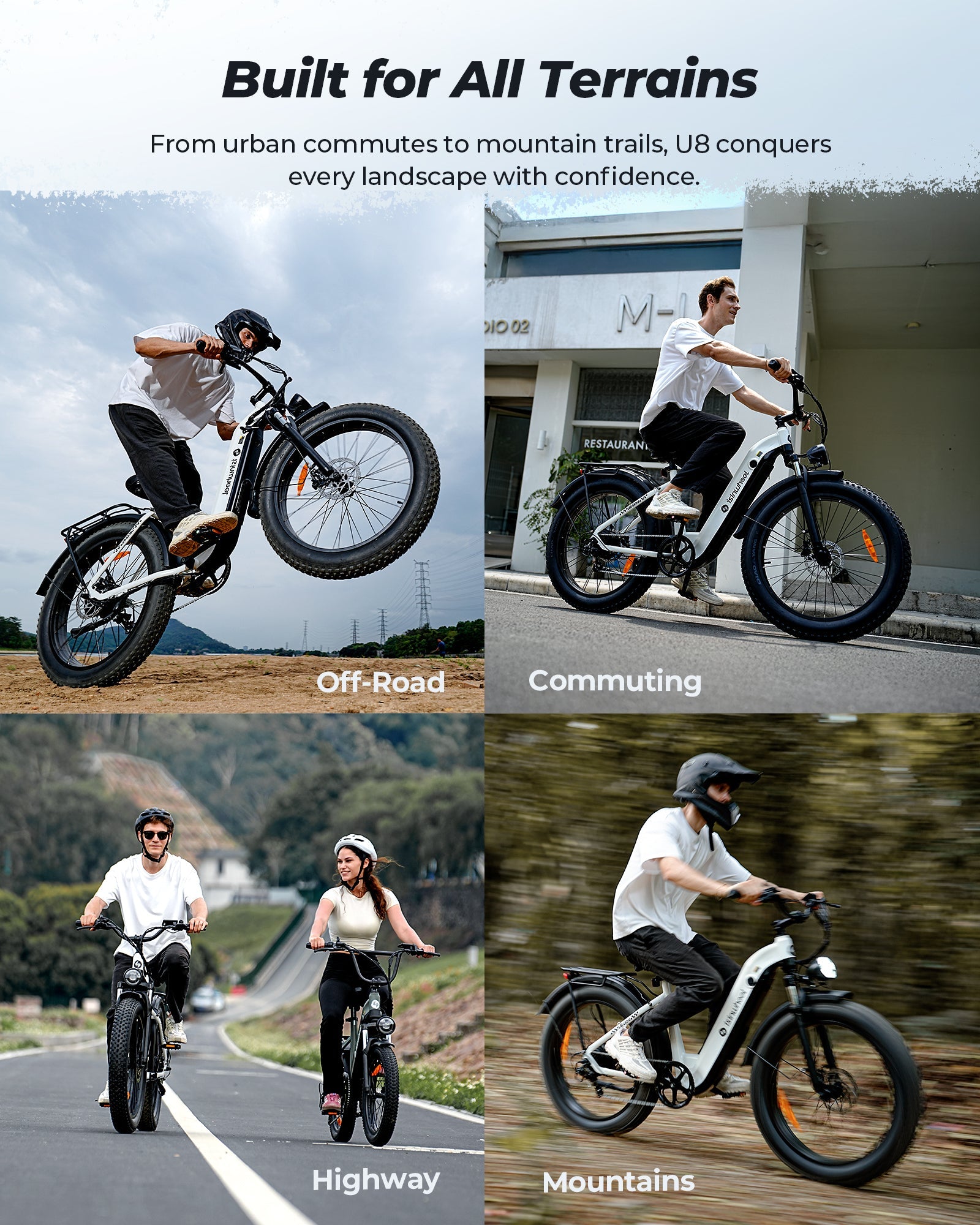 isinwheel U8 Plus Electric Bike for Adults