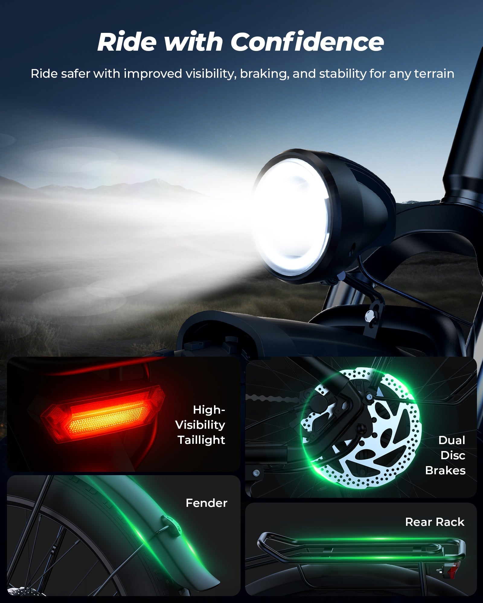 isinwheel U8 Ultra Electric Bike for Adults