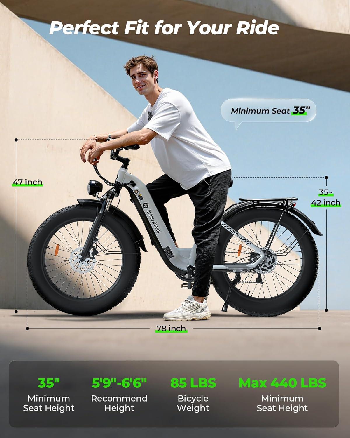 isinwheel U8 Plus Electric Bike for Adults