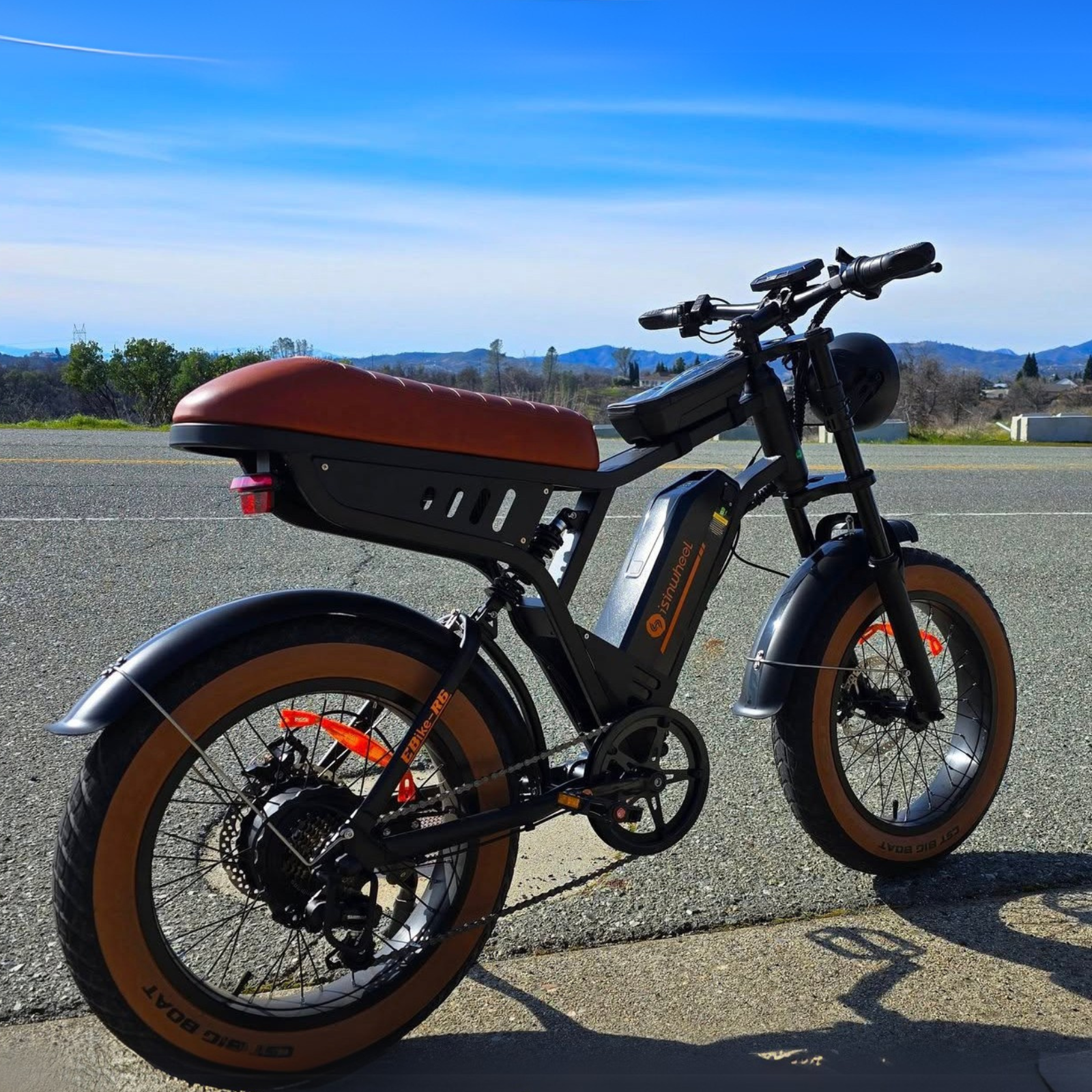 isinwheel R6 Off Road Retro Electric Bike