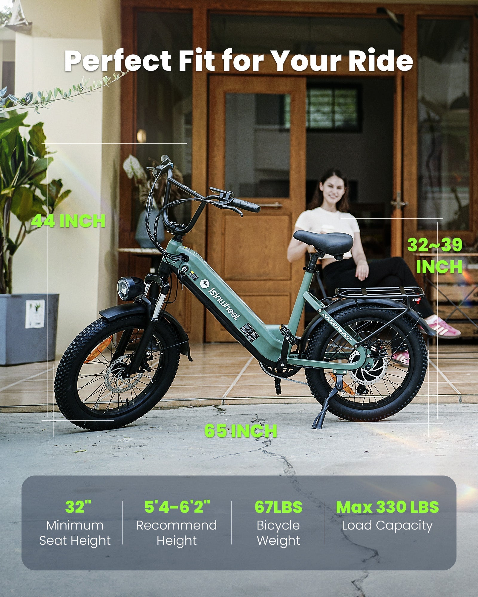 isinwheel U8 Electric Bike for Adults