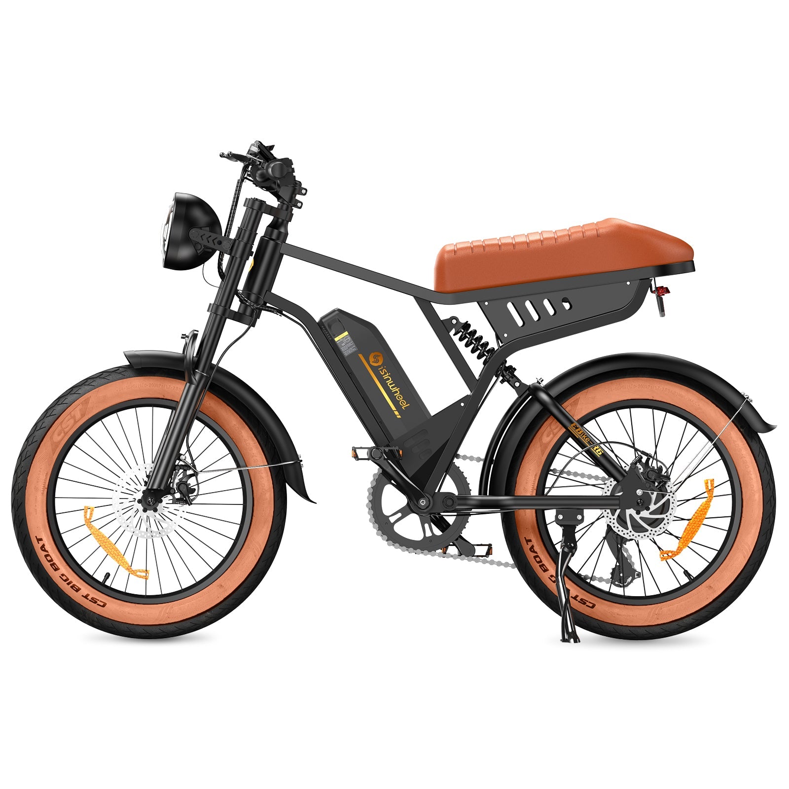 isinwheel R6 250W Off Road Retro Electric Bike