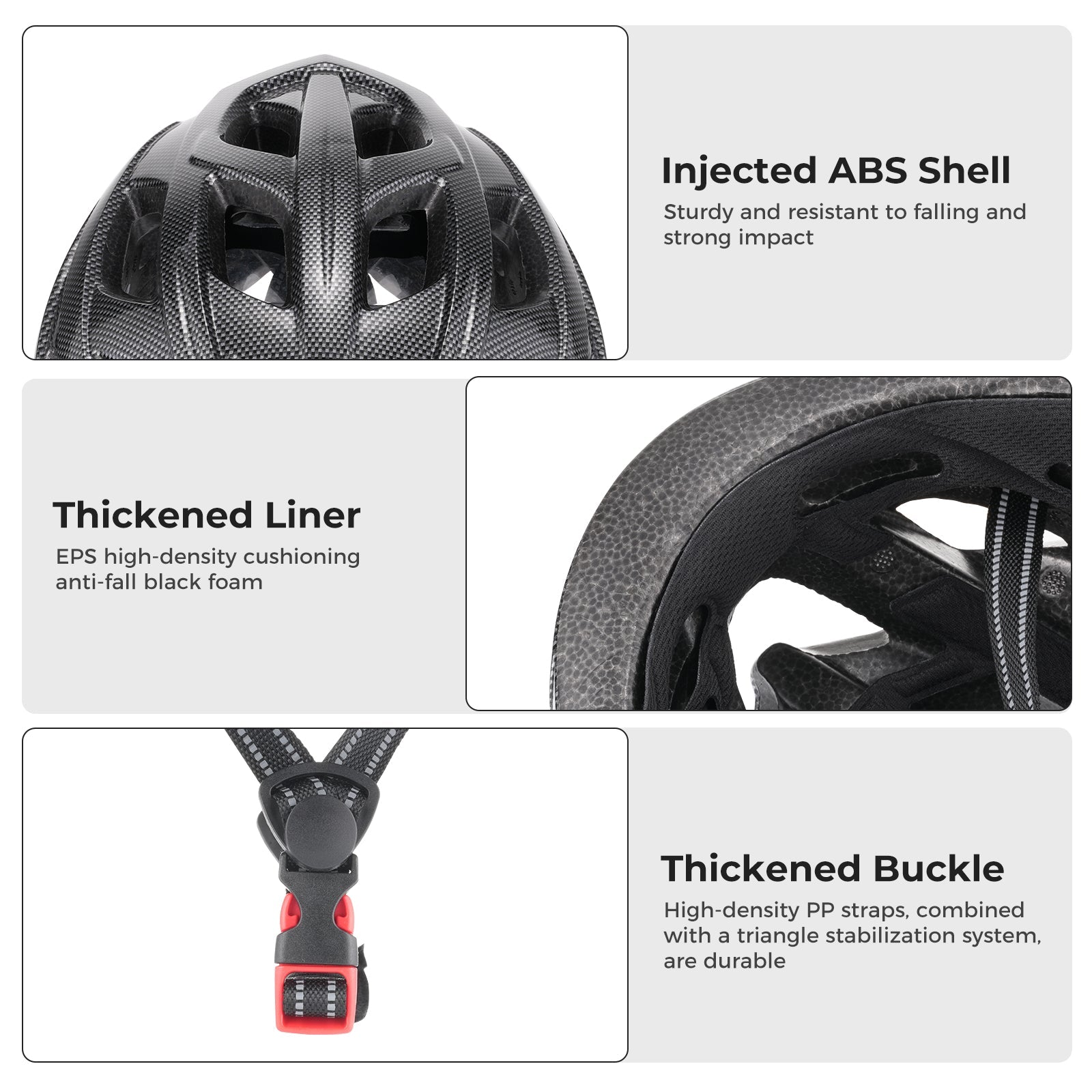 Carbon Fiber Lightweight Mountain&Road Bicycle Helmet