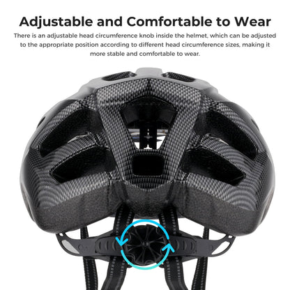 Carbon Fiber Lightweight Mountain&Road Bicycle Helmet