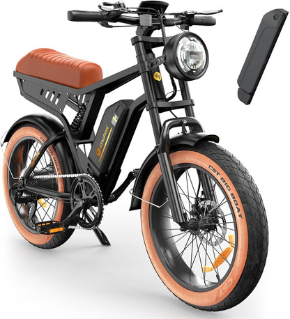 isinwheel R6 Off Road Retro Electric Bike