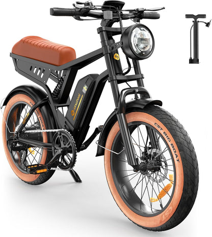 isinwheel R6 Off Road Retro Electric Bike