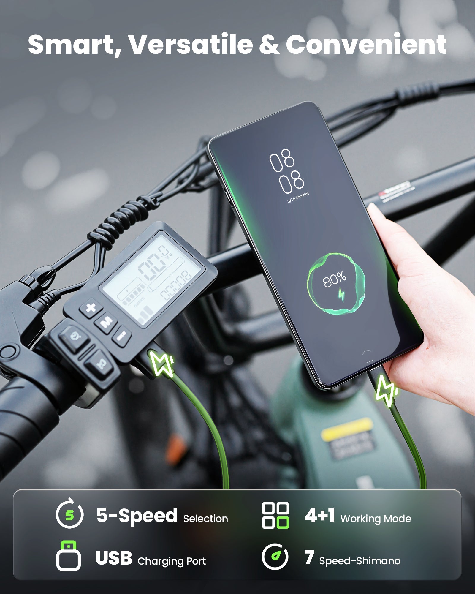 isinwheel U8 Pro Electric Bike for Adults